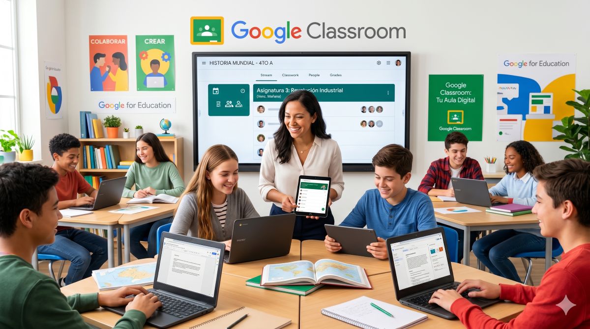 Cómo trabajar en grupo con Google Classroom